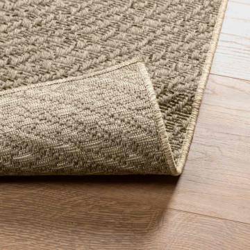 Rug ZIZUR Beige 100x200 cm - Jute Look for Indoor & Outdoor