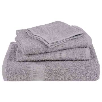 2 pcs Grey Towels 100x200 cm - 100% Cotton | HipoMarket