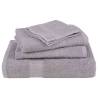 2 pcs Grey Towels 100x200 cm - 100% Cotton | HipoMarket