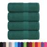 Soap Towels 4 pcs Green 30x30 cm 100% Cotton - Hipomarket