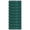  Hand Towels 10 pcs Green 50x100 cm 360 gsm 100% Cotton Colour green Size 50 x 100 cm Quantity in Package 10 