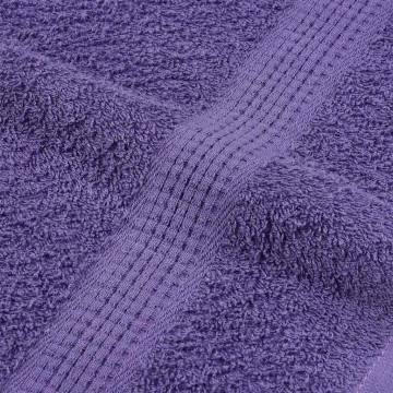 Shower Towels 4 pcs Purple 70x140 cm - 100% Cotton