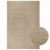  Rug ZIZUR Beige 200x290 cm Jute Look Indoor and Outdoor Colour beige Size 200 x 290 cm Pattern rectangular 