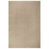 ZIZUR Beige Rug 200x290 cm - Stylish Indoor & Outdoor Option