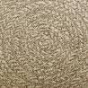 Rug ZIZUR Beige Ø 120 cm - Jute Look for Indoor & Outdoor Use