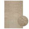  Rug ZIZUR Beige 140x200 cm Jute Look Indoor and Outdoor Colour beige Size 140 x 200 cm Pattern round 