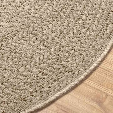 Rug ZIZUR Beige Ø 200 cm - Stylish Indoor & Outdoor Decor