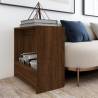  Side Table Brown Oak 50x26x50 cm Engineered Wood Colour brown oak Quantity in Package 1 