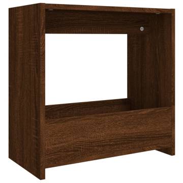 Brown Oak Side Table - Stylish & Practical for Living Room