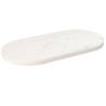  Table Top White 70x35x2.5 cm Solid Wood Pine Oval Colour white Size 70 x 35 x 2.5 cm Quantity in Package 1 