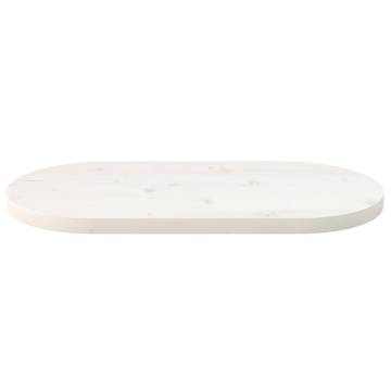 Oval Solid Wood Pine Table Top - 70x35x2.5 cm | Hipomarket