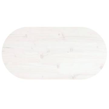 Oval Solid Wood Pine Table Top - 70x35x2.5 cm | Hipomarket