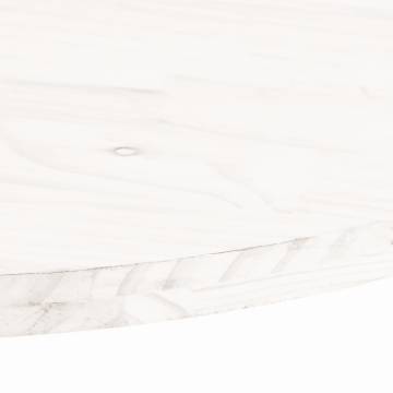 Oval Solid Wood Pine Table Top - 70x35x2.5 cm | Hipomarket