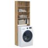  Washing Machine Cabinet Artisan Oak 64x24x190 cm Colour artisan oak Number of 1 