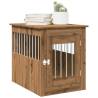  Dog Crate Furniture Artisan Oak 55x75x65 cm Engineered Wood Colour artisan oak Size 55 x 75 x 65 cm 