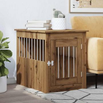 Dog Crate Furniture Artisan Oak - Stylish & Sturdy Design