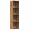 Book Cabinet Artisan Oak - Elegant 4-Tier Storage Solution