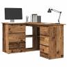  Corner Desk Old Wood 145x100x76 cm Engineered Wood Colour old wood 