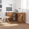 Corner Desk Old Wood 145x100 cm – Stylish & Practical