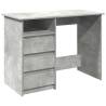 Concrete Grey Desk - Stylish Engineered Wood | Hipo Market