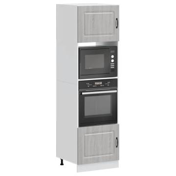 Oven Cabinets 2 pcs Lucca Grey Sonoma - Buy Now