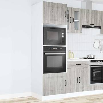 Oven Cabinets 2 pcs Lucca Grey Sonoma - Buy Now