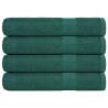  Sauna Towels 4 pcs Green 80x200 cm 360 gsm 100% Cotton Colour green Size 80 x 200 cm Quantity in Package 4 