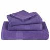 Soft Purple Hand Towels - 4 Pcs, 100% Cotton | HipoMarket