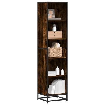 Book Cabinet Smoked Oak 40x35x170.5 cm | Modern Storage Solution