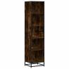 Book Cabinet Smoked Oak 40x35x170.5 cm | Modern Storage Solution