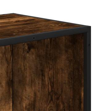 Book Cabinet Smoked Oak 40x35x170.5 cm | Modern Storage Solution