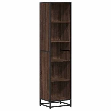 Book Cabinet Brown Oak - Stylish Storage | HipoMarket