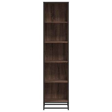 Book Cabinet Brown Oak - Stylish Storage | HipoMarket