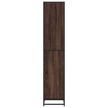 Book Cabinet Brown Oak - Stylish Storage | HipoMarket