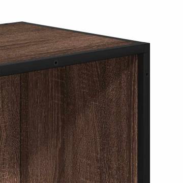 Book Cabinet Brown Oak - Stylish Storage | HipoMarket