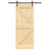  Sliding Door with Hardware Set 85x210 cm Solid Wood Pine Size 85 x 210 cm (152.5 cm) Quantity in Package 1 Model triangle 