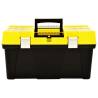 Versatile Yellow Plastic Tool Box - 595x337x316 mm