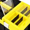 Versatile Yellow Plastic Tool Box - 595x337x316 mm