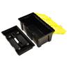 Versatile Yellow Plastic Tool Box - 595x337x316 mm