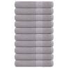  Towels 10 pcs Grey 100x200 cm 360 gsm 100% Cotton Colour grey Size 100 x 200 cm Quantity in Package 10 