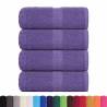 Soap Towels 4 pcs Purple - 100% Cotton | Hipomarket