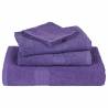 Soap Towels 4 pcs Purple - 100% Cotton | Hipomarket