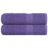  Hand Towels 2 pcs Purple 50x100 cm 360 gsm 100% Cotton Colour purple Size 50 x 100 cm Quantity in Package 2 