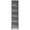 Book Cabinet Grey Sonoma - Stylish Storage Solution | HipoMarket