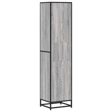 Book Cabinet Grey Sonoma - Stylish Storage Solution | HipoMarket