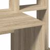 Sonoma Oak Desk with Shelves | Stylish & Durable 100x45x140 cm