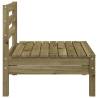 Garden Sofa Armless - Impregnated Wood Pine | HipoMarket