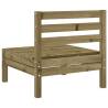 Garden Sofa Armless - Impregnated Wood Pine | HipoMarket