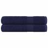  Sauna Towels 2 pcs Navy Blue 80x200 cm 360 gsm 100% Cotton Colour navy blue Size 80 x 200 cm Quantity in Package 2 