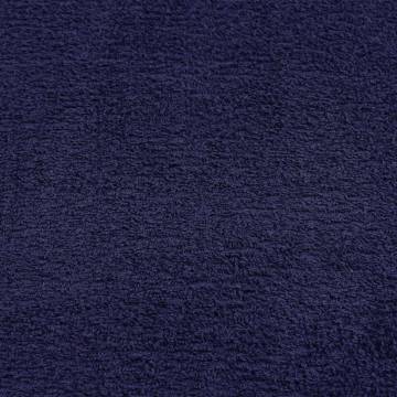 Sauna Towels 2 pcs Navy Blue - 100% Cotton, 80x200 cm